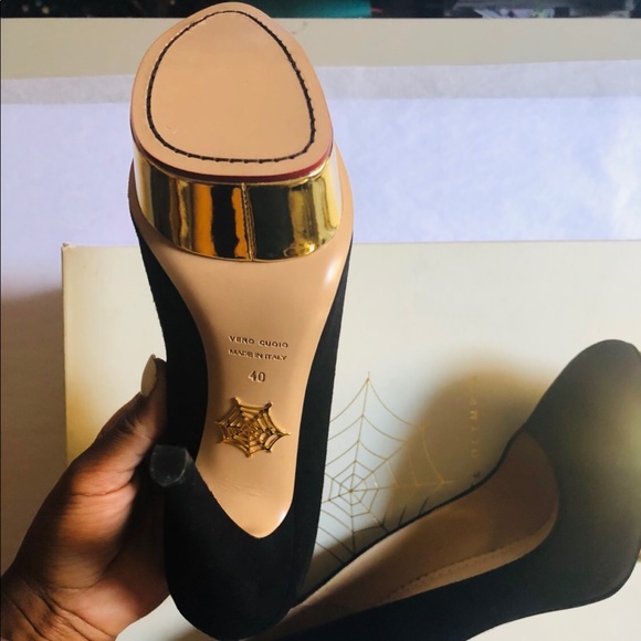 Charlotte Olympia Dolly Suede Platforms sz. 40 - Picture 3 of 8